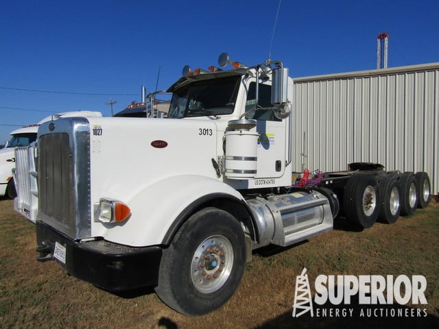 2013 PETE 367 4-Axle Truck Tractor w/ Air Ride Axle – DY1 YD21