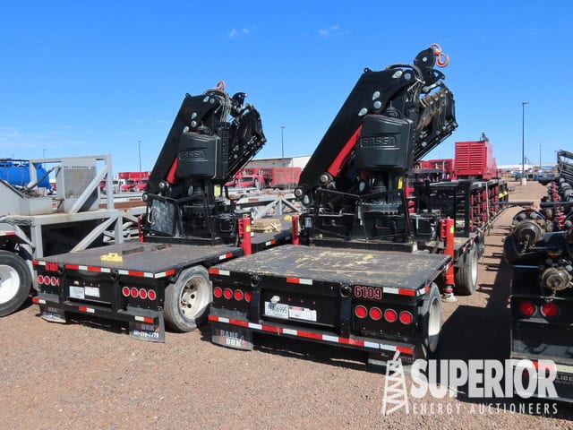 (2) 2017 DOONAN Spread Axle Trailers w/ FASSI Knuckle Booms - YD19 DY1