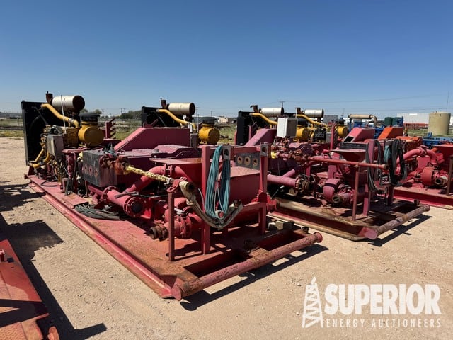 2019 & 2018 KERR T60 Triplex Pumps p/b CAT C18 - YD1 DY1