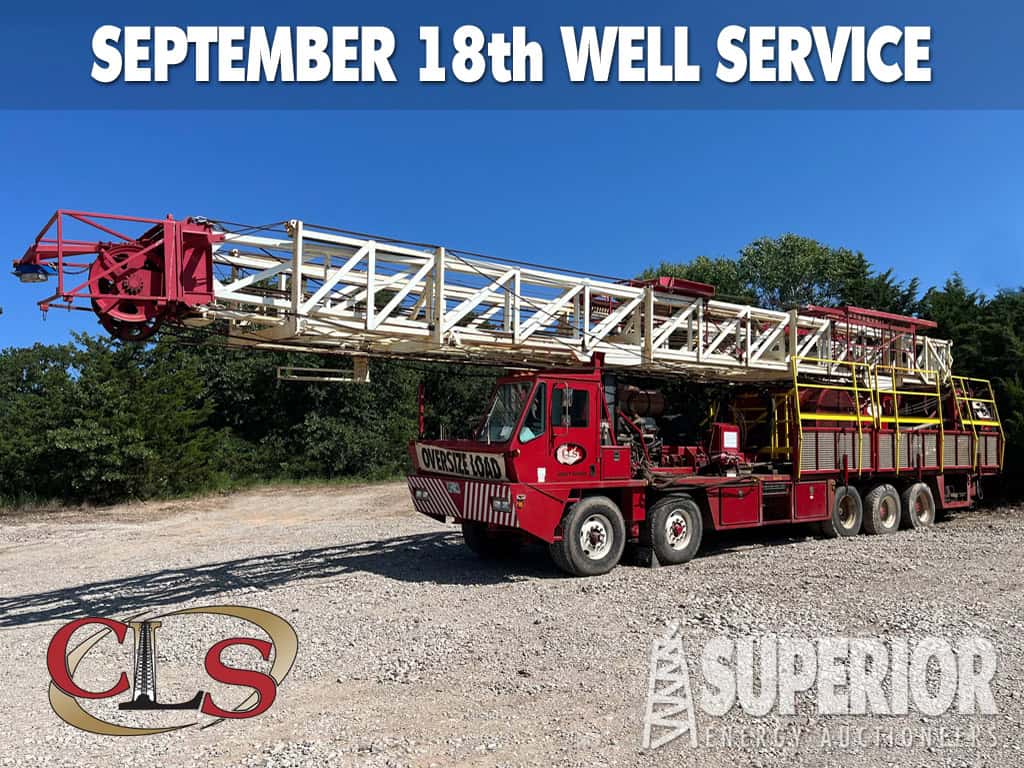 September 18 Well Service Auction